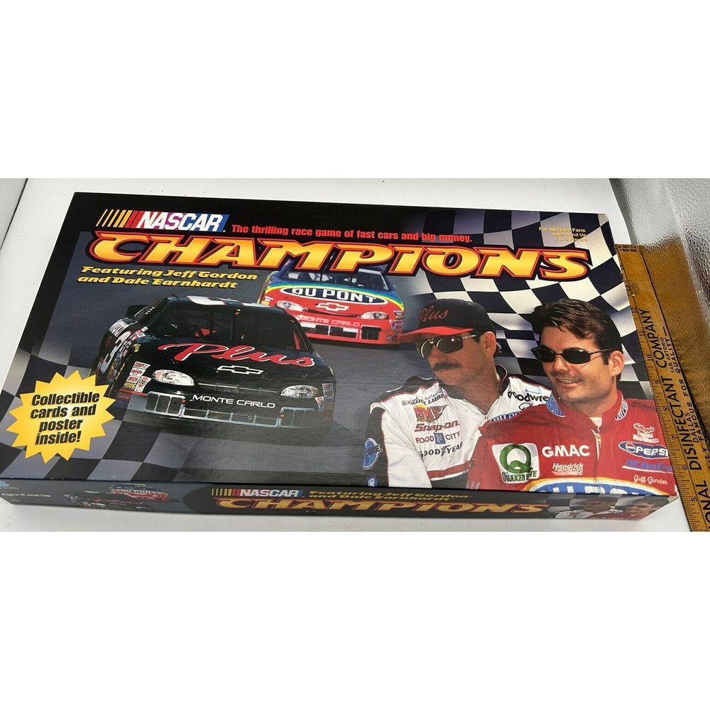 VTG Nascar Champions Milton Bradley Board Game 2 to 5‎ Players Gordon Earnhardt